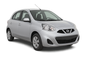 Nissan March 1.2L automatic rental car – available in Paphos, Cyprus from Kalexion Rent Cars